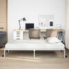 vidaXL Cadre de lit pliable sans matelas blanc 80x200 cm acier
