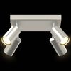 vidaXL Spot de plafond Nickel 26 x 26 x 16,5 cm M&eacute;tal