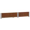 vidaXL Jardini&egrave;re marron 80x60 cm bois massif de pin