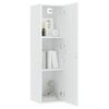 vidaXL Meuble TV Blanc 30,5x30x110 cm Bois d&rsquo;ing&eacute;nierie