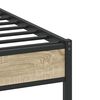 vidaXL Cadre de lit sans matelas ch&ecirc;ne sonoma 100x190 cm