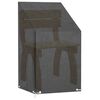 vidaXL Housses de chaise de jardin 2 pcs 8 &oelig;illets 65x65x80/120 cm PE