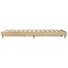vidaXL Cadre de lit sans matelas ch&ecirc;ne sonoma 120x200 cm