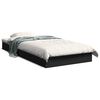 vidaXL Cadre de lit sans matelas noir 90x200 cm bois d'ing&eacute;nierie