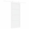 vidaXL Porte coulissante ORKDAL Blanc 86 x 198,5 cm Pin massif