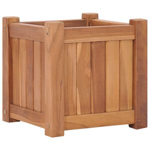 vidaXL Lit sur&eacute;lev&eacute; 30x30x30 cm Bois de teck solide