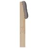vidaXL T&ecirc;te de lit capitonn&eacute;e Taupe 135 cm Pin massif