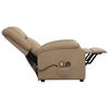 vidaXL Fauteuil de massage Cappuccino Similicuir