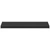vidaXL Appui de fen&ecirc;tre Noir avec grain de bois 60 x 40 x 4,5 cm PVC