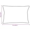 vidaXL Oreiller avec oreiller Blanc 50 x 75 cm Coton