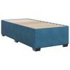 vidaXL Cadre de lit sans matelas bleu 100x200 cm velours