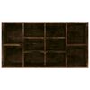 vidaXL Banc &agrave; chaussures Ch&ecirc;ne fum&eacute; 103x30x55 cm Bois d'ing&eacute;nierie