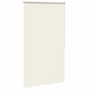 vidaXL Store enrouleur occultant 124,4 x 175 cm, largeur du tissu 120 cm, blanc cass&eacute;