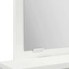 vidaXL Table de Toilette Blanc 50 x 41 x 140 cm Bois d'ing&eacute;nierie