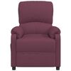 vidaXL Fauteuil de massage Violet Tissu