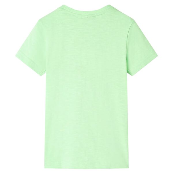 T-shirt pour enfants vert n&eacute;on 104