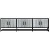 vidaXL Meuble TV sonoma gris 150x35x41 cm bois d'ingénierie et métal
