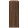 vidaXL Armoires avec 2 tiroirs 2 pcs ch&ecirc;ne marron bois d'ing&eacute;nierie