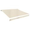 vidaXL Toit d'auvent Toile Cr&egrave;me 4x3 m (Cadre non inclus)