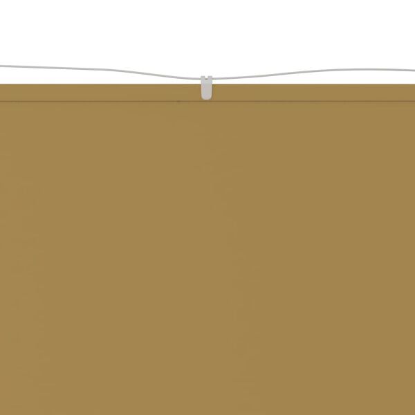 vidaXL Auvent vertical Beige 140x420 cm Tissu oxford