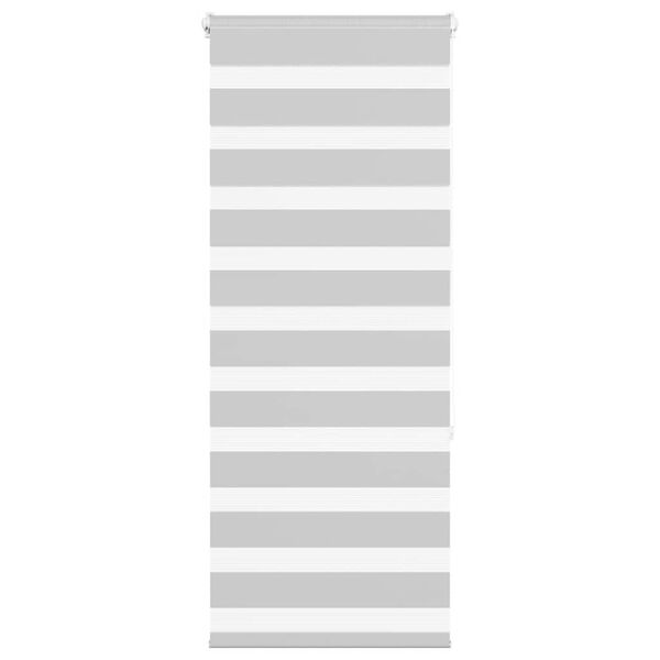vidaXL Store z&egrave;bre gris clair largeur du tissu 60,9 cm polyester