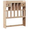 vidaXL Lit biblioth&egrave;que sans matelas 90x200 cm bois de pin massif