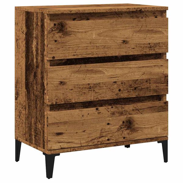 vidaXL Buffet vieux bois 60x35x70 cm bois d'ing&eacute;nierie
