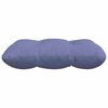 vidaXL Coussins de si&egrave;ge 4 pcs Bleu denim 40 x 40 x 12 cm tissu