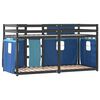 vidaXL Lit superpos&eacute; sans matelas 90x190 cm bois de pin massif