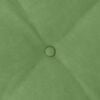 vidaXL Coussin de Dos Vert clair 60 x 50 cm Tissu en velours c&ocirc;tel&eacute;