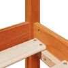 vidaXL Cadre de lit sans matelas cire marron 90x190 cm bois pin massif