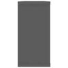 vidaXL Étagères cube murales 6 pcs Gris 100x15x30 cm bois d'ingénierie