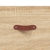 vidaXL Buffet haut Ch&ecirc;ne sonoma 69,5x34x180 cm Bois d'ing&eacute;nierie