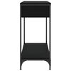 vidaXL Table console noir 75x34,5x75 cm bois d'ing&eacute;nierie