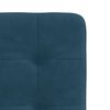 vidaXL Chaises &agrave; manger lot de 2 Bleu Velours