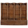 vidaXL &Eacute;tui Marron 36 x 30 x 10 cm Bois de Mahogany Massif
