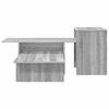 vidaXL Table console Gris Sonoma 91,5 x 35 x 38,5 cm Bois d'ing&eacute;nierie