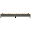 vidaXL Cadre de lit sans matelas gris fonc&eacute; 90x190 cm velours