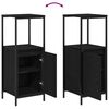 vidaXL Ensemble de mobilier de salle de bain 3 pcs Chêne noir