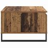 vidaXL Table basse Bois Ancien 55 x 55 x 36,5 cm Bois d'ing&eacute;nierie