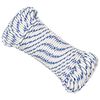vidaXL Corde utilitaire polyvalente 4 mm 25 m Blanc et bleu PP