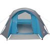 vidaXL Tente de cabine familiale 6 personnes bleu imperm&eacute;able