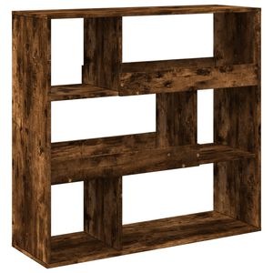 vidaXL Cloison de s&eacute;paration ch&ecirc;ne fum&eacute; bois d'ing&eacute;nierie