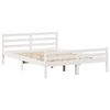 vidaXL Cadre de lit avec t&ecirc;te de lit sans matelas 160x200 cm
