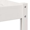 vidaXL Cadre de lit Blanc 225,5 x 95,5 x 69,5 cm Bois de Pin Massif