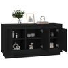 vidaXL Buffet noir 102x35x55 cm bois d'ing&eacute;nierie