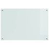 vidaXL Protection de cuisine 2 pcs Blanc 90 x 60 cm verre trempé