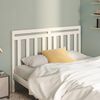 vidaXL T&ecirc;te de lit Blanc 166x4x100 cm Bois massif de pin