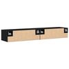 vidaXL Meuble mural 2 pcs Chêne noir 68 x 30 x 20 cm Bois d'ingénierie