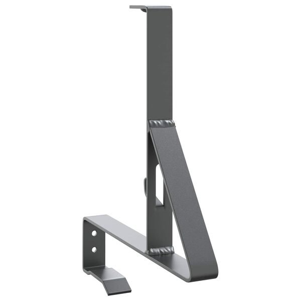vidaXL Support de Garde Neige 2 pcs Anthracite 29,5 x 3 x 34,5 cm